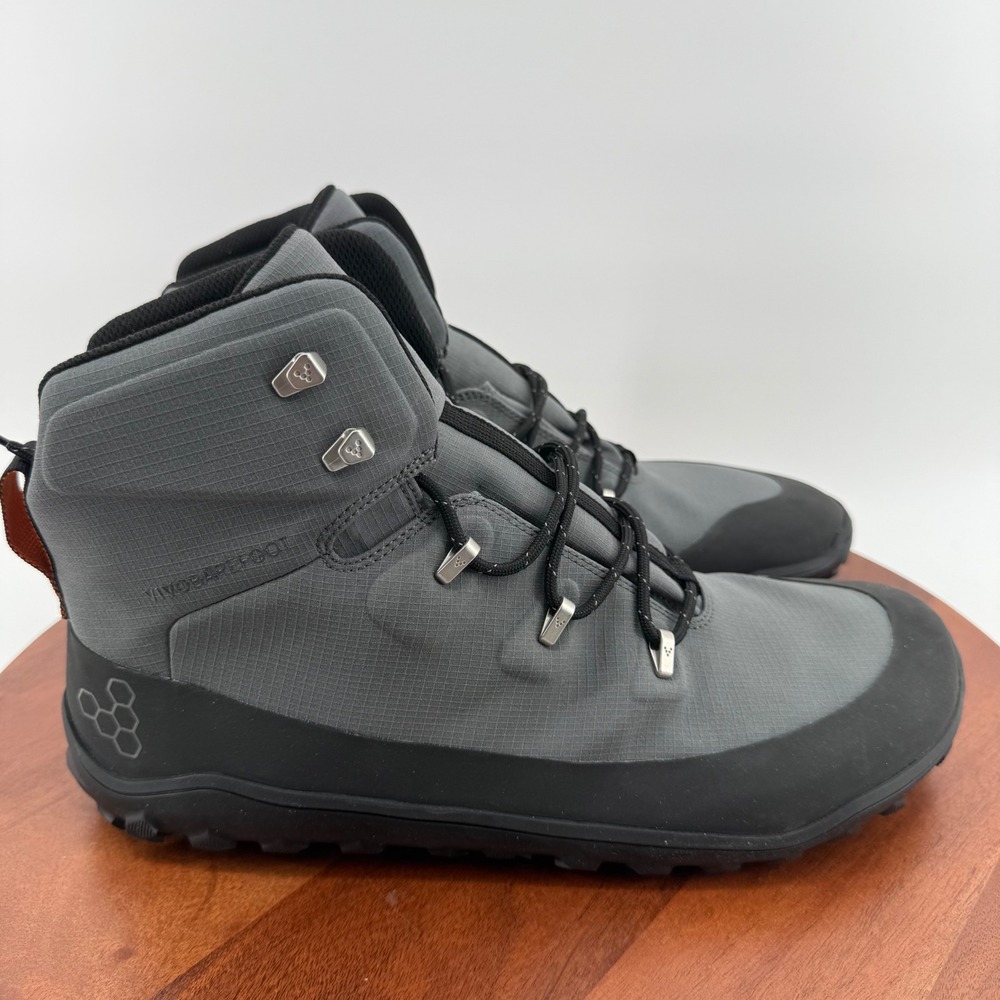 Vivobarefoot Tracker Textile AT Dark Shadow Hiking Boots Men EU 47/US 13 NIB